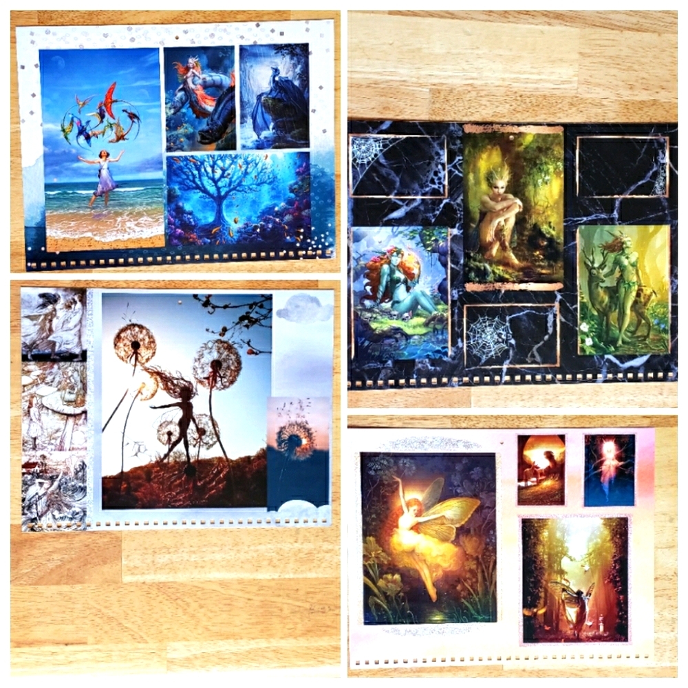 Alice in Wonderland Dragon Fairy Wall Art Poster Print
